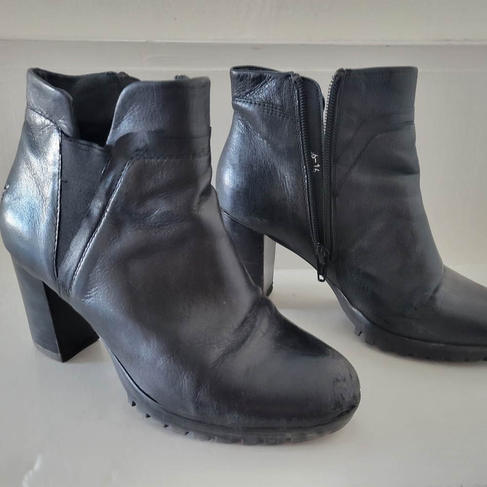 Womens Windsor Smith Black Boots Sz 5.5 US 36 Euro